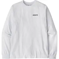 Patagonia L/S P-6 Logo Responsibili-Tee Maglia a manica lunga Uomo (XL, grigio)