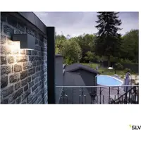 SLV L-Line Out applique LED esterni CCT larga 15cm