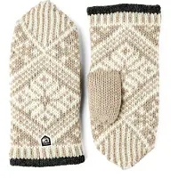 Hestra Nordic Wool Mitt Guanti (8, beige)