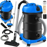 MASKO Aspirapolvere industriale 6in1, aspiraliquidi e aspiratutto, aspirapolvere per ceneri, 2300W, con e senza sacco