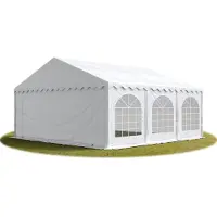 Sonstiges TOOLPORT 6x6 mTendone per feste PREMIUM PVC bianco 100% impermeabile Tendone da esterno Tenda party