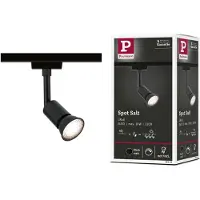 Paulmann URail-Faretto su binario Salt, nero opaco, GU10
