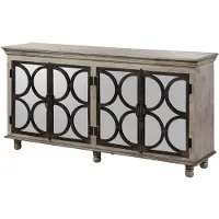 MASSIVMOEBEL24.DE MASSIVMOEBEL24 | credenza in legno di Mango 183x46x92 grigio scuro laccato HERMITAGE #116