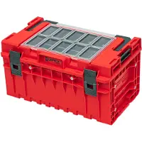 Qbrick System ONE 350 2.0 Expert RED ULTRA HD Valigia portautensili personalizzata organizzatore modulare 585 x 385 x 320 mm 38 l impilabile IP66