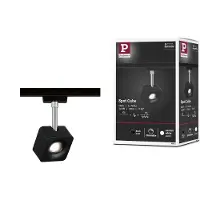 Paulmann URail spot Cube nero dimming 4.000 K