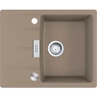 Franke Maris Centro lavello da incasso Fragranit CNG 611-62 Manopola Cashmere acciaio inox da 45 cm 114.0681.430