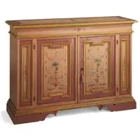 Casa Padrino Credenza Barock Vintage Look Altrosa / Rose / Oro a mano 158 cm - Collezione Hotel