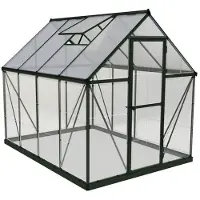 Palram Serra Hybrid, dimensioni 6x8, in alluminio, colore verde