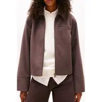 Tommy Hilfiger Zip Front Wool Jacket Black Walnut Taglia: XS | Giacche Outlet | Donna | Nero