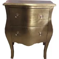 Casa Padrino Comò Barock, color oro, 63 x 36 x 78 cm - Elegante comò in stile antico, realizzato in legno massello