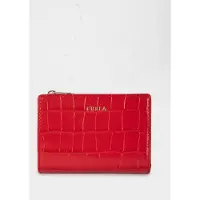 Furla Classic Small Bi-fold W/ Zip Lacca+nero Taglia: OS | Portafogli Outlet | Donna