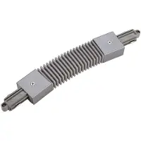 SLV 143112 High voltage mounting rail Flex connector 1-phase Silver-grey