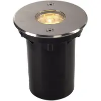 SLV Dasar 920 LED luce da incasso a pavimento rotonda in acciaio inox 316 3000K 230V IP67