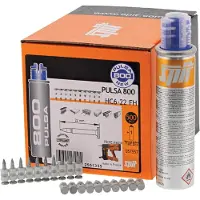 Spit ITW HC6 22mm FH, chiodi Pulsa, chiodi speciali, incl. 1 cartuccia di gas, 500 pezzi chiodi 22mm (057557)
