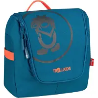 TROLLKIDS Kid's Wash Bag Borsetta da toilette (5 l, blu/orange)