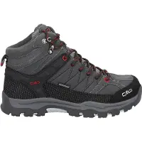 CMP Junior's Rigel Mid Trekking Shoes Waterproof Scarpe da trekking Bambini (39, grigio/nero)