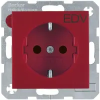 Berker 47231922 Presa SCHUKO con EHBS S.1 rosso opaco