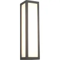 TRIO Lighting Applique da esterni LED Fuerte, antracite, alluminio, IP54