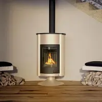 Masterflamme Termocamino HS FLAMINGO Grande II - crema