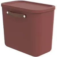 Rotho Cassetta 25L Maloja - Cassetta di plastica 40 x 23,5 x 34 cm - Cassetta con coperchio - Cassetta impilabile con chiusura a chiave - Cassetta di plastica