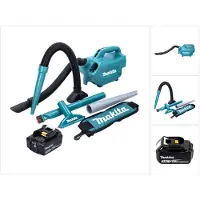 Makita DCL 184 F1 Aspiratore a batteria 18 V - 54 mbar - 0,5 l + 1x batteria 3,0 Ah - senza caricabatterie