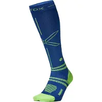 STOX Running Socks Calze da running Uomo (40-43, blu)