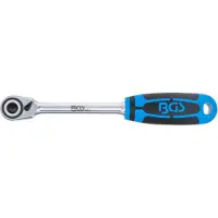 Bgs Cricchetto reversibile , a denti fini, attacco quadro 12,5 mm (1/2") - 612