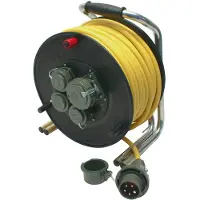 Dönges Avvolgicavo per vigili del fuoco, DIN 14680, 230 V/400 V, 16 A (avvolgicavo)