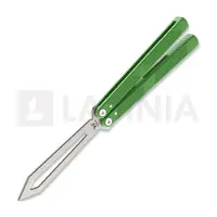 Flytanium Coltello a farfalla per allenamento Zenith Trainer 2.0 - Radioactive Green / Stonewash