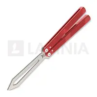Flytanium Coltello a farfalla per allenamento Zenith Trainer 2.0 - Lava Red / Stonewash