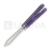 Flytanium Coltello a farfalla per allenamento Zenith Trainer 2.0 - Ultra Violet / Stonewash