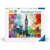 Ravensburger Puzzle Cartolina Di Londra (12000309) 500 Pezzi