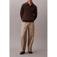 Calvin Klein Barrel Utility Cotton Pants Vintage Khaki Taglia: W32 | Pantaloni cargo Outlet | Uomo | Marrone