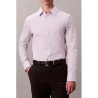 Calvin Klein Ls Solid Supima Shirt Frosty Lilac Taglia: S | Camicie Business Outlet | Uomo | Viola