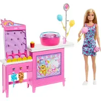Barbie Bambola Con Stand Di Zucchero Filato Barbie
