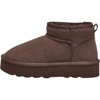 ONLY Ankle boots 'ONLFELICIA' terra d'ombra