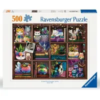 Ravensburger Puzzle Cubby Cats And Succulents (12000874) 500 Pezzi
