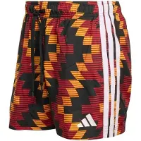 Adidas Pantaloncini da surf 'Football-Inspired Graphic Swim Shorts' giallo / rosso / nero