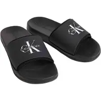 Calvin Klein Essential Slide Rubber Neo Triple Black Taglia: 43 | Infradito Outlet | Uomo | Nero