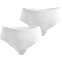 Odlo Women's Active Light 2 Pack Mutande Donna (XS, grigio/bianco)