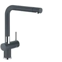Franke Active Plus Fragranite, Grigio grafite, Maniglia a leva, Autoportante, Tipo L, Materiale ceramico, 3,5 cm