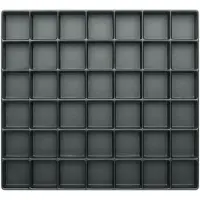 WARMBIER Vassoio termoformato da 20 mm, ESD, 42 scomparti, 34 x 36 mm 5150.830.C