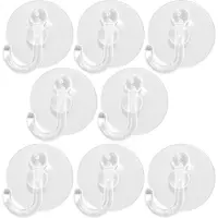 Bathroom Solutions Set di 8 ganci a ventosa per cucina e bagno