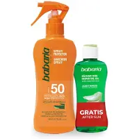 Babaria Aloe Spray Protector Spf50 200ml Spray Balsamo After Sun 1u