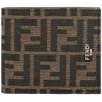 Fendi Portafoglio in tessuto con monogram FF