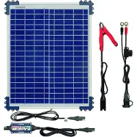 TecMate Caricabatterie Solar Alligator Clamp 20 W Tm522-d2