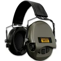 Sordin Supreme Pro-X Slim, Hear2, Leather band, verde