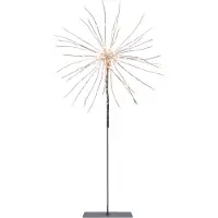 Star Trading Lampada LED deco Firework 3D argento alta 50cm