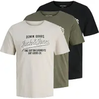 Jack & Jones Confezione Da 3 T-shirt Con Logo