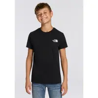 The North Face Teen's S/S Simple Dome Tee T-shirt Bambini (S, nero)